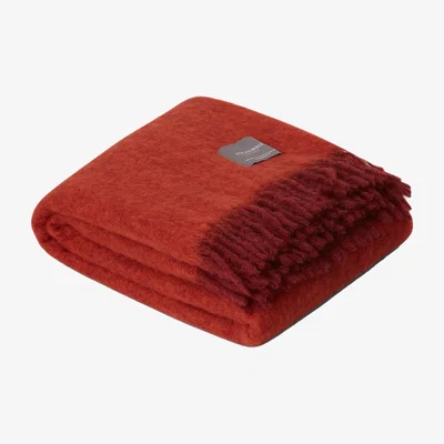 Nordic Nest Stackelbergs Mohair blanket Fired Earth & Jaffa Melange