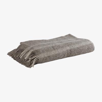 Nordic Nest Lucy wool throw 140x240 cm Granite