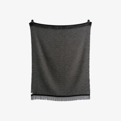 Nordic Nest Røros Tweed Lofoten throw 150x210 cm Grey