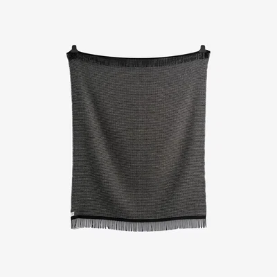 Nordic Nest Røros Tweed Lofoten throw 150x210 cm Grey
