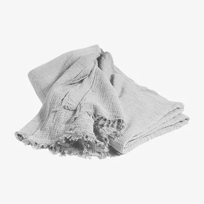 Nordic Nest HAY Crinkle bedspread 260x260 cm Cool grey