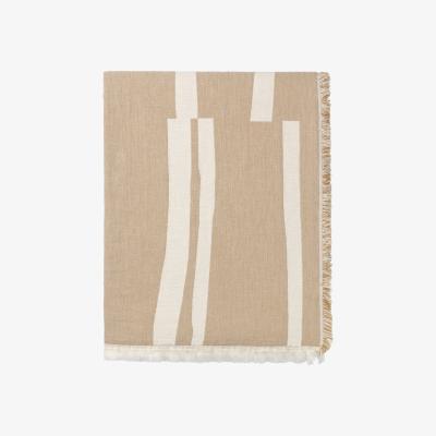 Nordic Nest Lyme Grass throw 130x180 cm beige