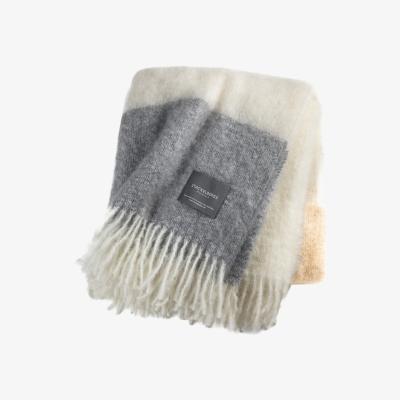 Nordic Nest Stackelbergs Mohair blanket Camel & Skiffer