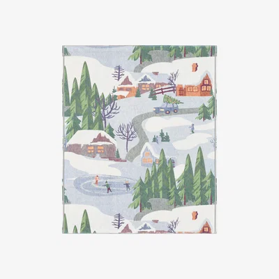 Nordic Nest Vinterliv blanket 140x170 cm multi