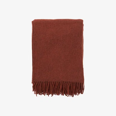Nordic Nest Gotland wool throw rust