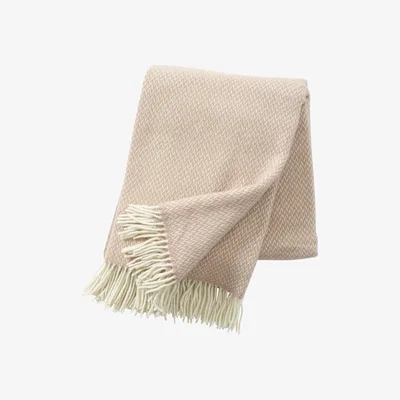 Nordic Nest Pulse wool throw nude