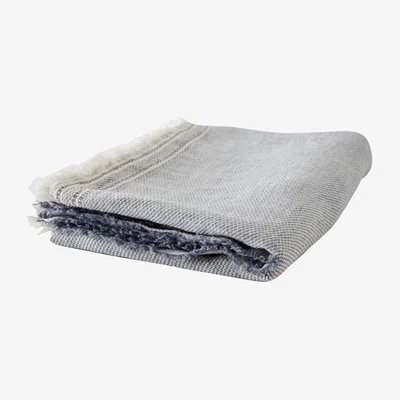 Nordic Nest Tell Me More Leonie throw blanket Blue 135x200 cm