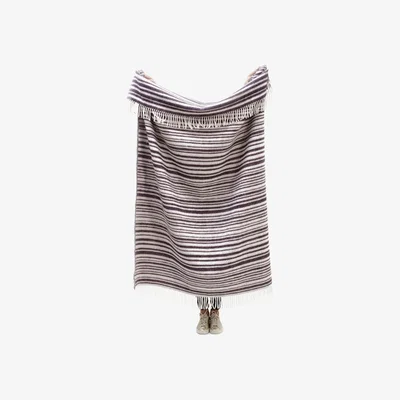 Nordic Nest Jokk throw aubergine (purple)