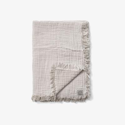 Nordic Nest Collect cotton throw SC32 140x210 cm cloud & milk (beige-white)