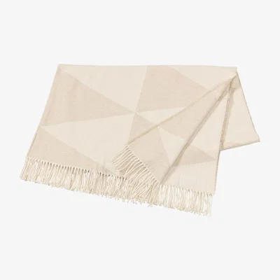 Nordic Nest Rime cotton throw nude