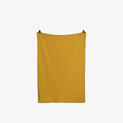 Nordic Nest Røros Tweed Pastille blanket 135x200 cm Sun yellow