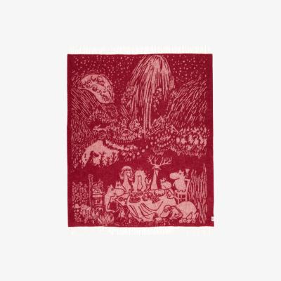 Nordic Nest Moomin Arabia Festive Moments Moomin Wool Throw 130x170 cm