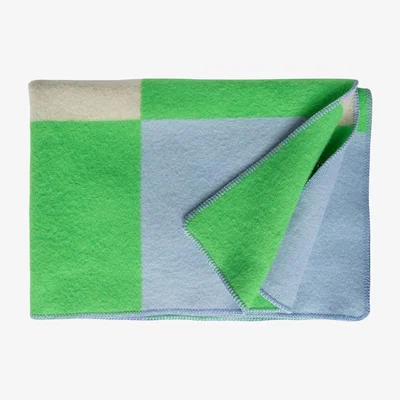 Nordic Nest Pop wool throw 130x200 cm Green