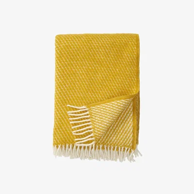 Nordic Nest Velvet wool throw saffron