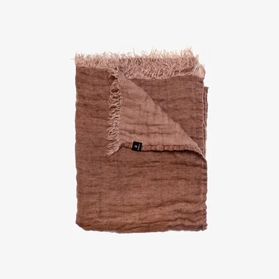 Nordic Nest Hannelin throw 130x170 cm rust 'n rose (brown)