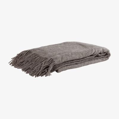 Nordic Nest Leia wool throw 130x200 cm Granite