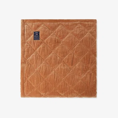 Nordic Nest Quilted Cotton Velvet bedspread 260x240 cm Dark beige