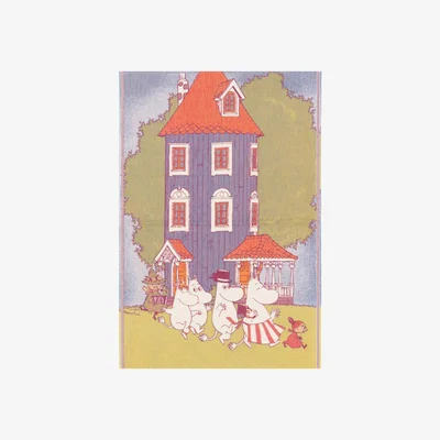 Nordic Nest Mumin childrens blanket 72x105 cm moomin house