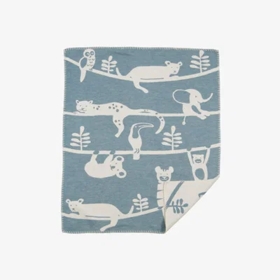 Nordic Nest Siesta children's blanket petrol