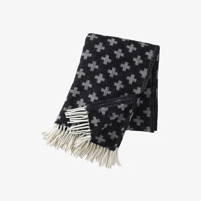 Nordic Nest Plus wool throw black