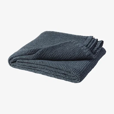 Nordic Nest Moss bed spread 160x260 cm storm blue