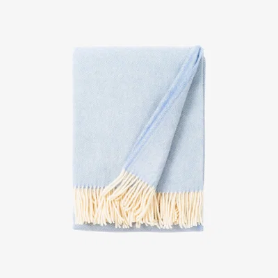 Nordic Nest Brita Sweden Mono wool blanket 170x130 cm Fog