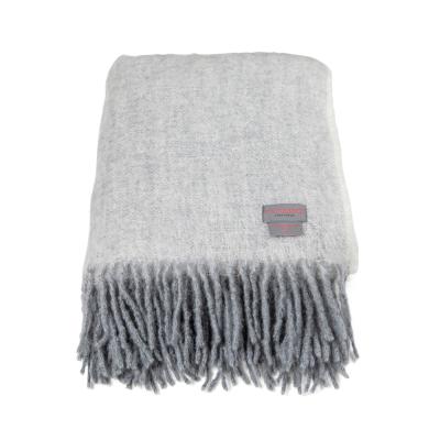 Nordic Nest Stackelbergs Mohair blanket White & shiffer melange