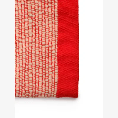 Nordic Nest Tom Dixon Thread felt 140x180 cm Orange & White