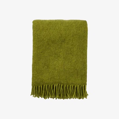 Nordic Nest Gotland wool throw 130x200 cm Green