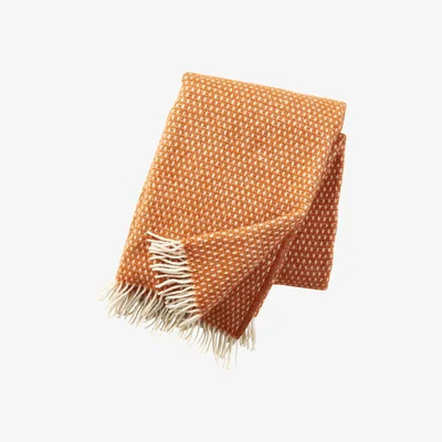 Nordic Nest Knut wool plaid orange