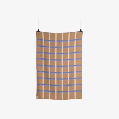 Nordic Nest Røros Tweed Knut blanket 135x200 cm Taupe
