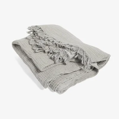 Nordic Nest Crinkle throw 150x210cm grey