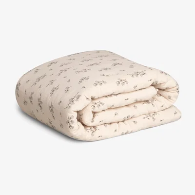 Nordic Nest Garbo&Friends Bluebell Muslin padded blanket 100x140 cm
