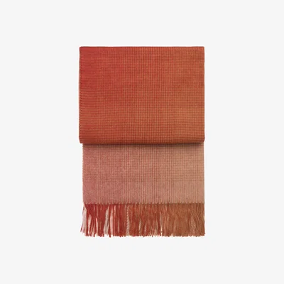 Nordic Nest Horizon throw Pompeian red-terracotta