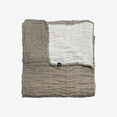 Nordic Nest Himla Hannelin bedspread driftwood 160x260 cm