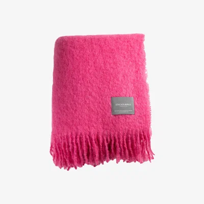 Nordic Nest Stackelbergs Mohair blanket Pion