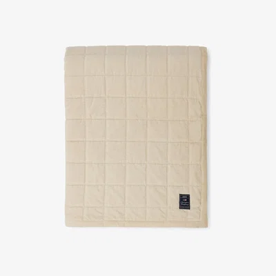 Nordic Nest Lexington Cotton Velvet quilted bedspread 160x240 cm Light beige