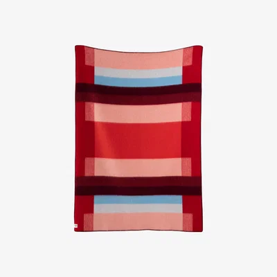Nordic Nest Røros Tweed Mikkel blanket 135x200 cm Red