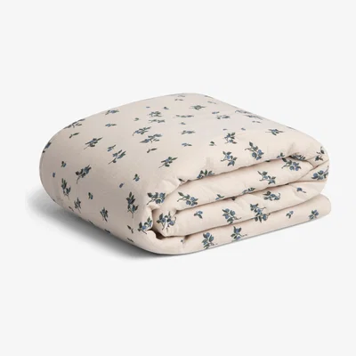 Nordic Nest Garbo&Friends Blueberry Muslin padded blanket 100x140 cm