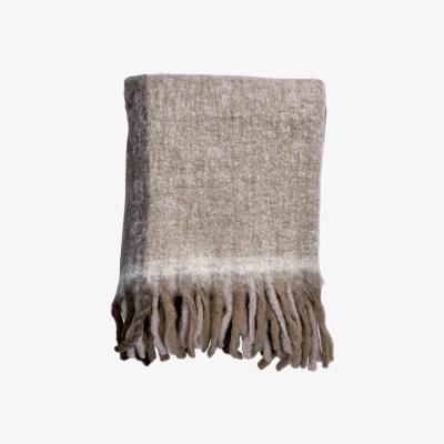 Nordic Nest Friola throw 170x130 cm Bark-off white