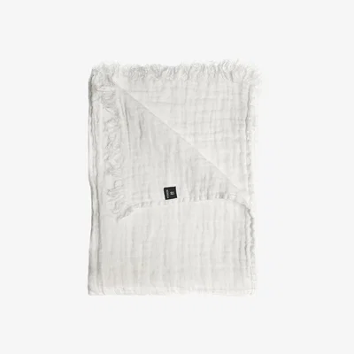 Nordic Nest Hannelin throw 130x170 cm white-white