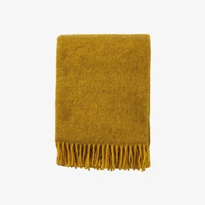 Nordic Nest Gotland wool throw yellow