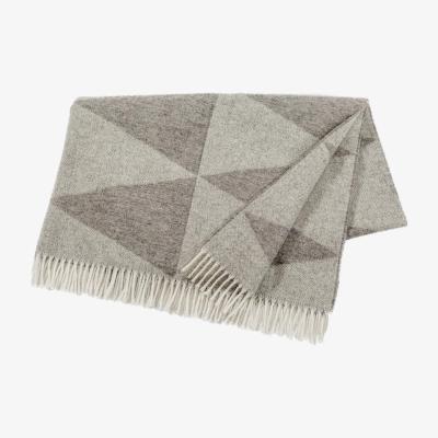 Nordic Nest Rime wool throw fog