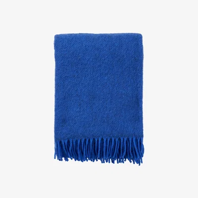 Nordic Nest Gotland wool throw 130x200 cm Blue