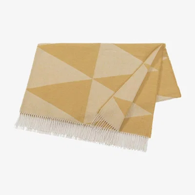 Nordic Nest Rime cotton throw mustard