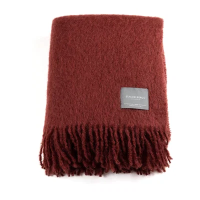 Nordic Nest Stackelbergs Mohair blanket fired earth