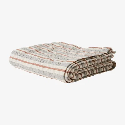 Nordic Nest Tell Me More Malva bedspread 180x260 cm Gray-rust red