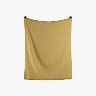 Nordic Nest Røros Tweed Una blanket 150x200 cm Ochre