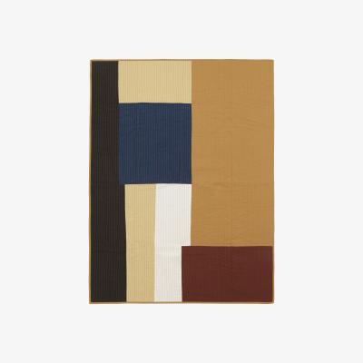 Nordic Nest Shay filt 130x180 cm Mustard