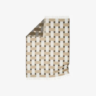 Nordic Nest Classic Collection Weave throw 130x180 cm Beige